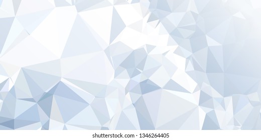 Abstract triangular background with white faded corner 