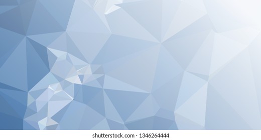 Abstract triangular background with white faded corner 