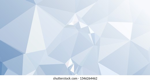 Abstract triangular background with white faded corner 