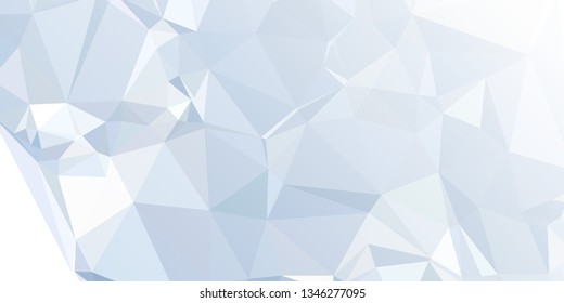 Abstract triangular background with white faded corner 