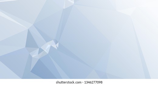 Abstract triangular background with white faded corner 