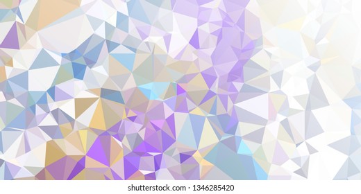 Abstract triangular background with white faded corner 