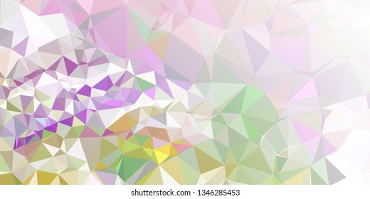 Abstract triangular background with white faded corner 