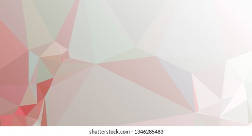 Abstract triangular background with white faded corner 