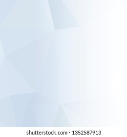 Abstract triangular background with white faded side
