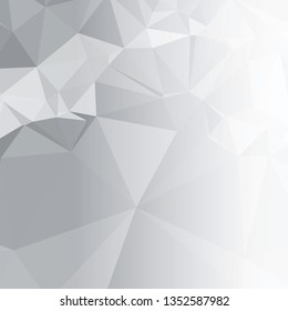 Abstract triangular background with white faded side