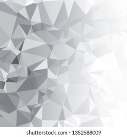Abstract triangular background with white faded side