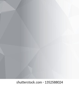 Abstract triangular background with white faded side