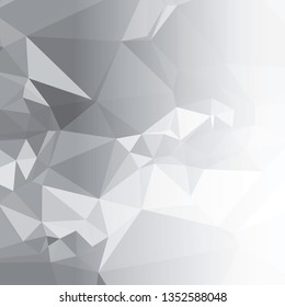 Abstract triangular background with white faded side