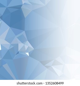 Abstract triangular background with white faded side