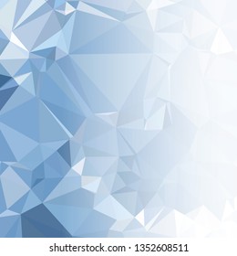 Abstract triangular background with white faded side