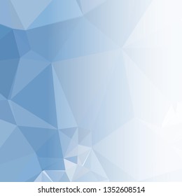 Abstract triangular background with white faded side