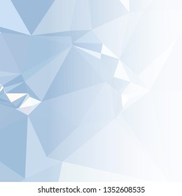 Abstract triangular background with white faded side