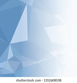 Abstract triangular background with white faded side