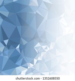 Abstract triangular background with white faded side