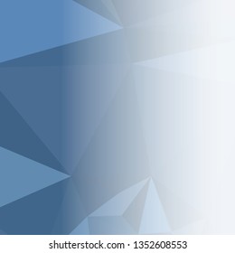 Abstract triangular background with white faded side