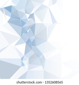 Abstract triangular background with white faded side