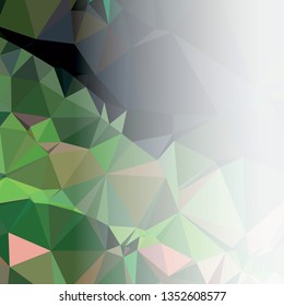 Abstract triangular background with white faded side