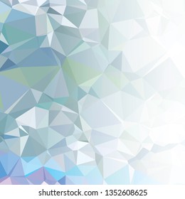 Abstract triangular background with white faded side