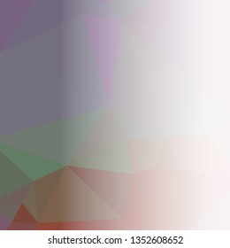 Abstract triangular background with white faded side
