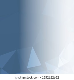 Abstract triangular background with white faded side