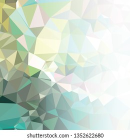 Abstract triangular background with white faded side