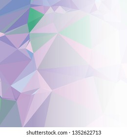 Abstract triangular background with white faded side