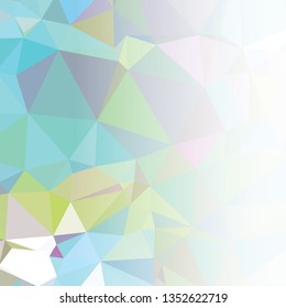 Abstract triangular background with white faded side