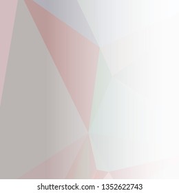 Abstract triangular background with white faded side