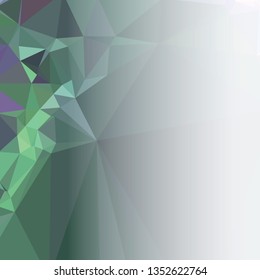 Abstract triangular background with white faded side