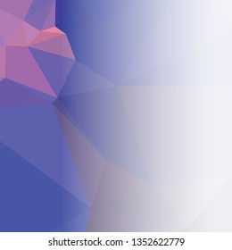 Abstract triangular background with white faded side