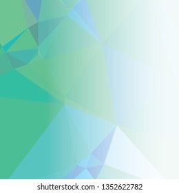 Abstract triangular background with white faded side