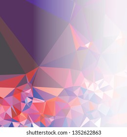 Abstract triangular background with white faded side