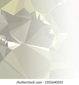 Abstract triangular background with white faded side
