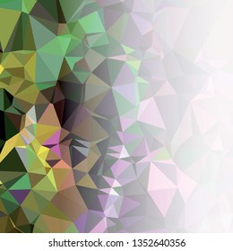 Abstract triangular background with white faded side