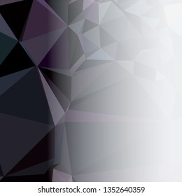Abstract triangular background with white faded side