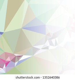 Abstract triangular background with white faded side