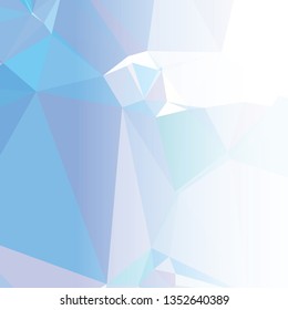Abstract triangular background with white faded side