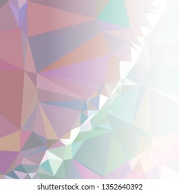 Abstract triangular background with white faded side