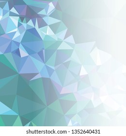 Abstract triangular background with white faded side