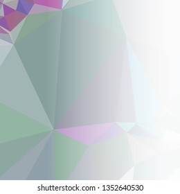 Abstract triangular background with white faded side