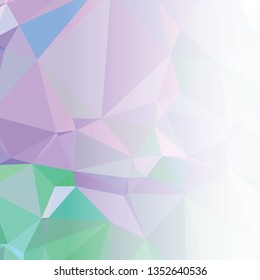 Abstract triangular background with white faded side