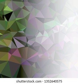 Abstract triangular background with white faded side