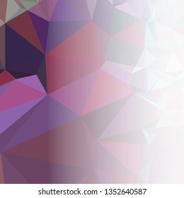 Abstract triangular background with white faded side