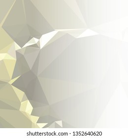 Abstract triangular background with white faded side