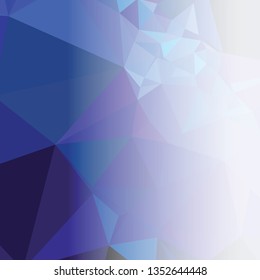 Abstract triangular background with white faded side