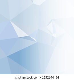 Abstract triangular background with white faded side