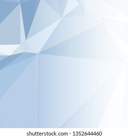 Abstract triangular background with white faded side