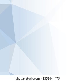 Abstract triangular background with white faded side