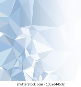 Abstract triangular background with white faded side